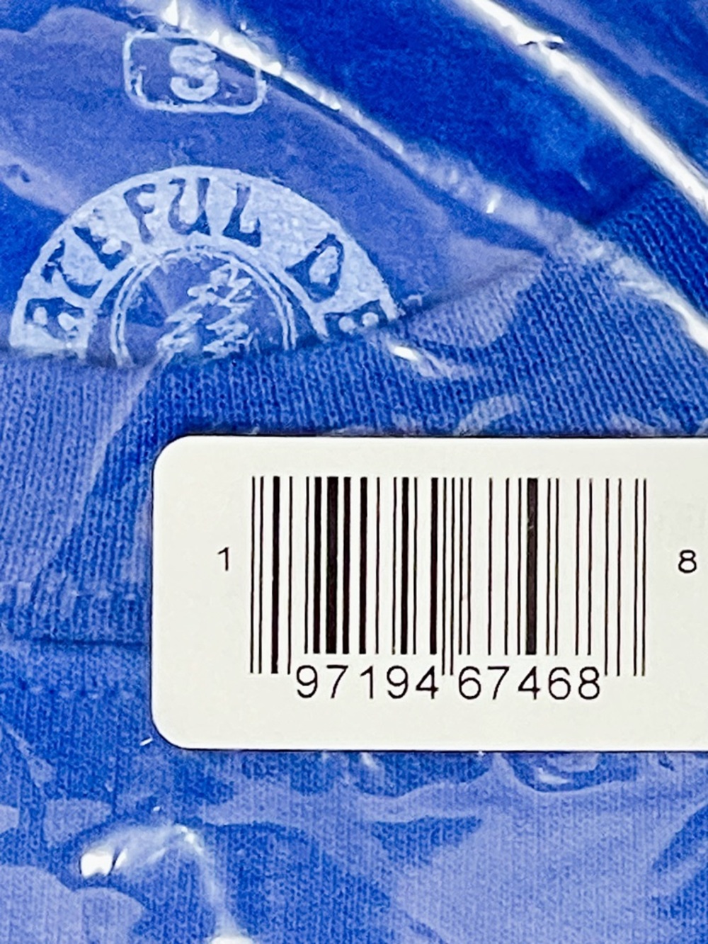 Grateful Dead 8-27-72 Veneta Oregon Crewneck Sweatshirt Blue Pink Unisex S NWT - Picture 9 of 9